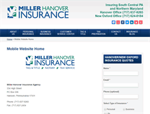 Tablet Screenshot of millerhanover.com